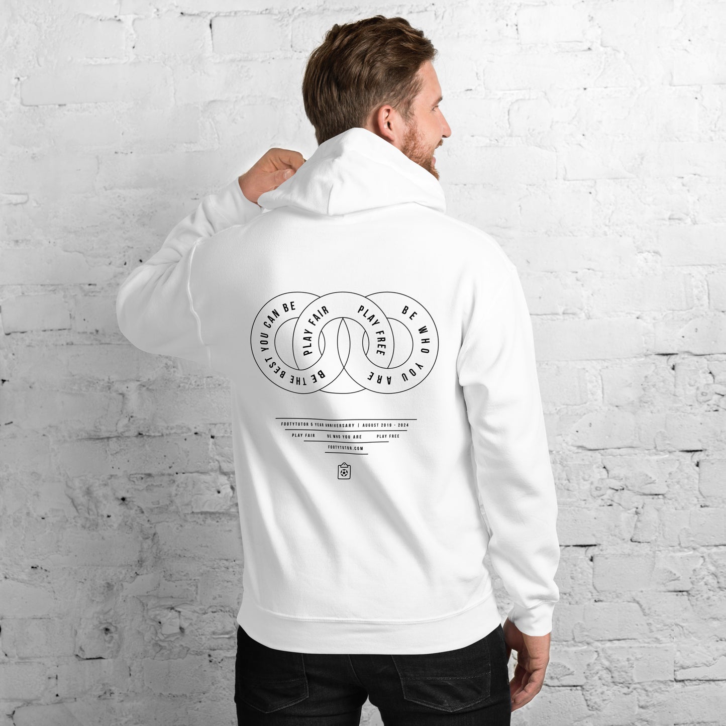 5th Anniversary Limited Edition Hoodie - White